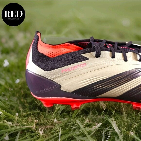 Adidas Predator Elite SG Grey Black Red Soccer Cleats ID0913 - Men\'s Size 9 main image 11
